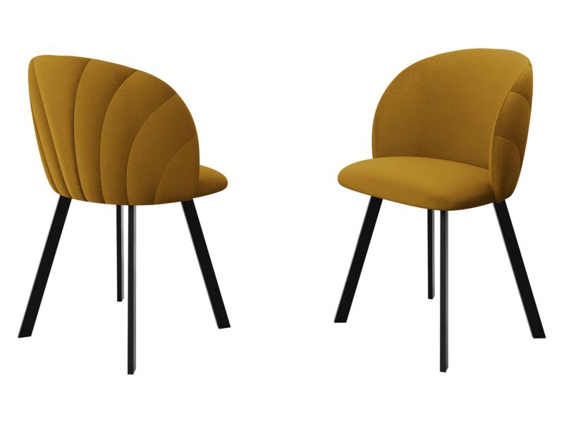 Krzesło MIRJAN 24 tapicerowane K99 musztardowy 1 szt.