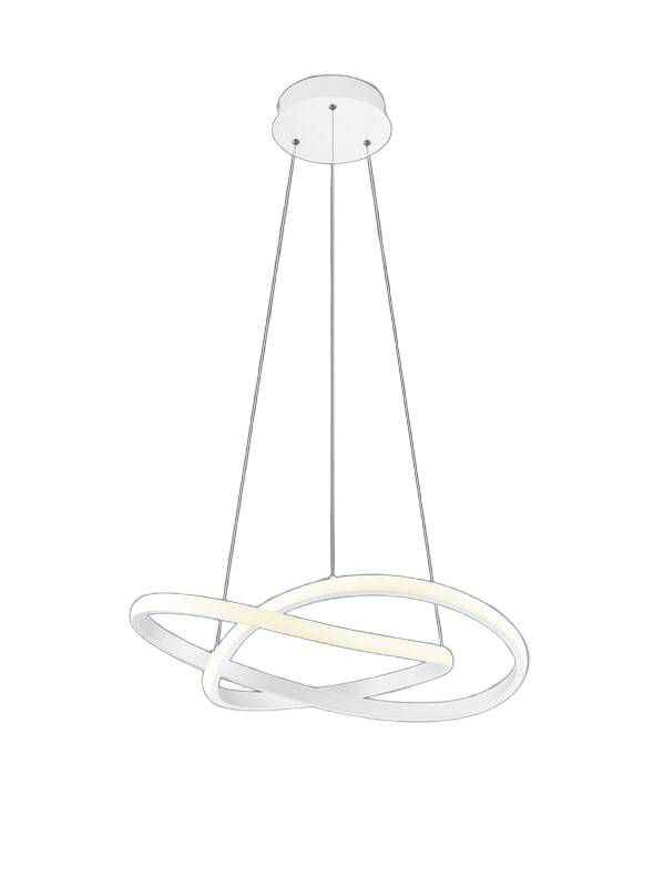 Żyrandol RL Course biały wym: 150 x 60 x 60 cm wbudowany LED 27W 1 szt.