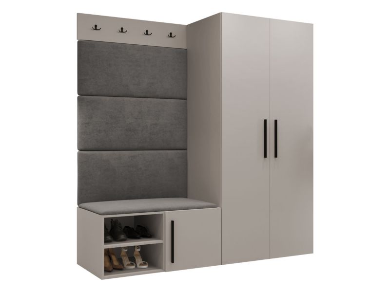 Garderoba MIRJAN 24 Medi I kaszmir + szary 1 kpl.