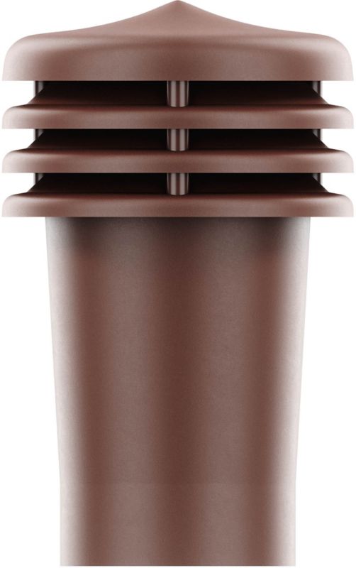 Wywietrzak grawitacyjny fi 110 mm brązowy