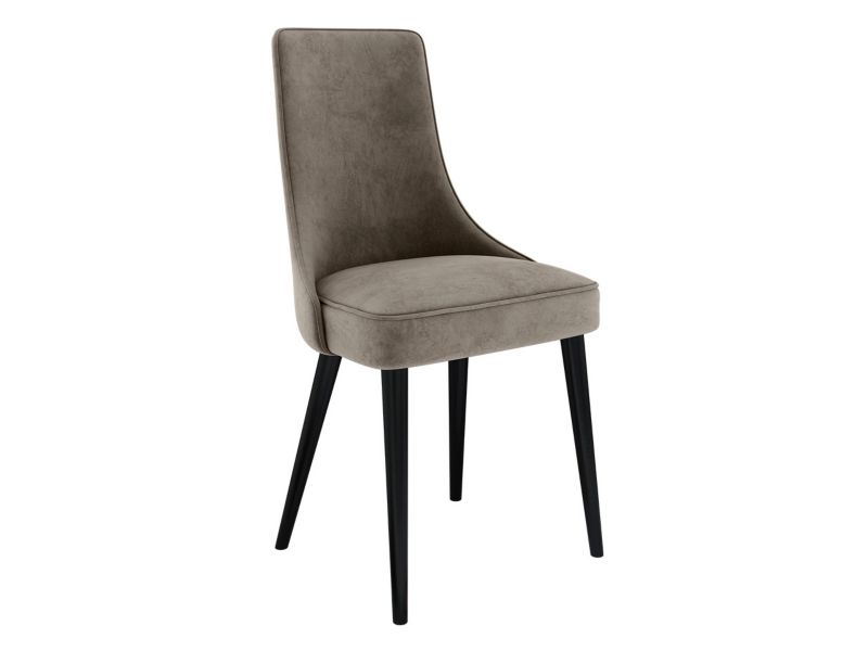 Krzesło MIRJAN 24 tapicerowane Perla 3 płowy beż/czarny 1 szt.