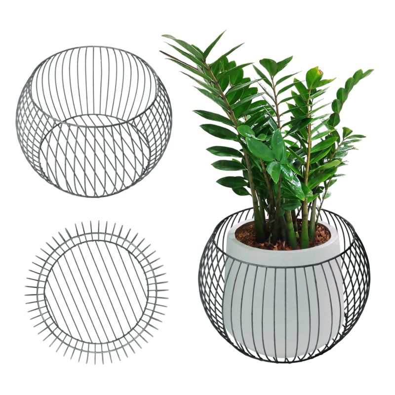 Donica Gabionowa KADAX Gabion Ogrodowa Stal Stalowa Ocynkowana 65cm Okrągła 1 szt.