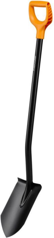 Szpadel ostry Fiskars Solid z metalowym trzonkiem
