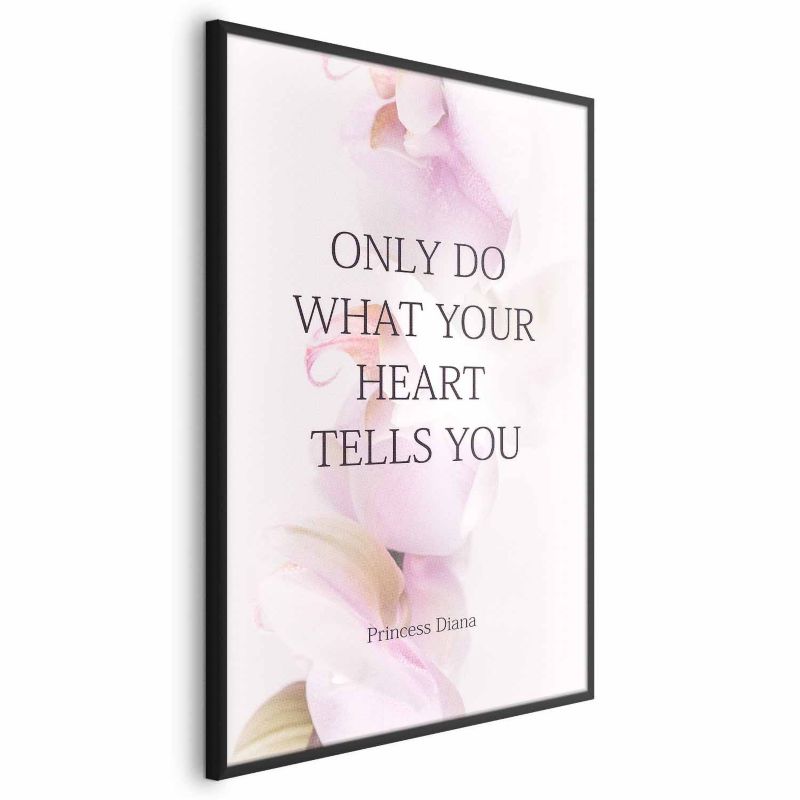 Plakat Artgeist Heart 29,7x42 cm z ramą czarną 1 szt