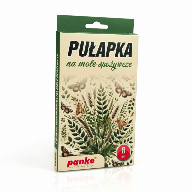 Pułapki na mole spożywcze kuchenne naklejane, stylowe panko 6 szt.