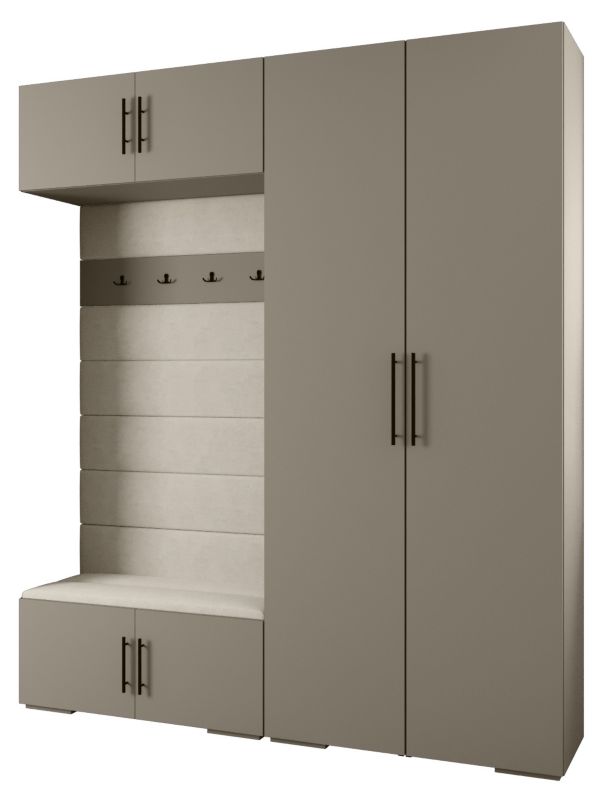 Garderoba do przedpokoju Abiks INOVA 3 Z18 kaszmir+czarny+manila02 1 szt.