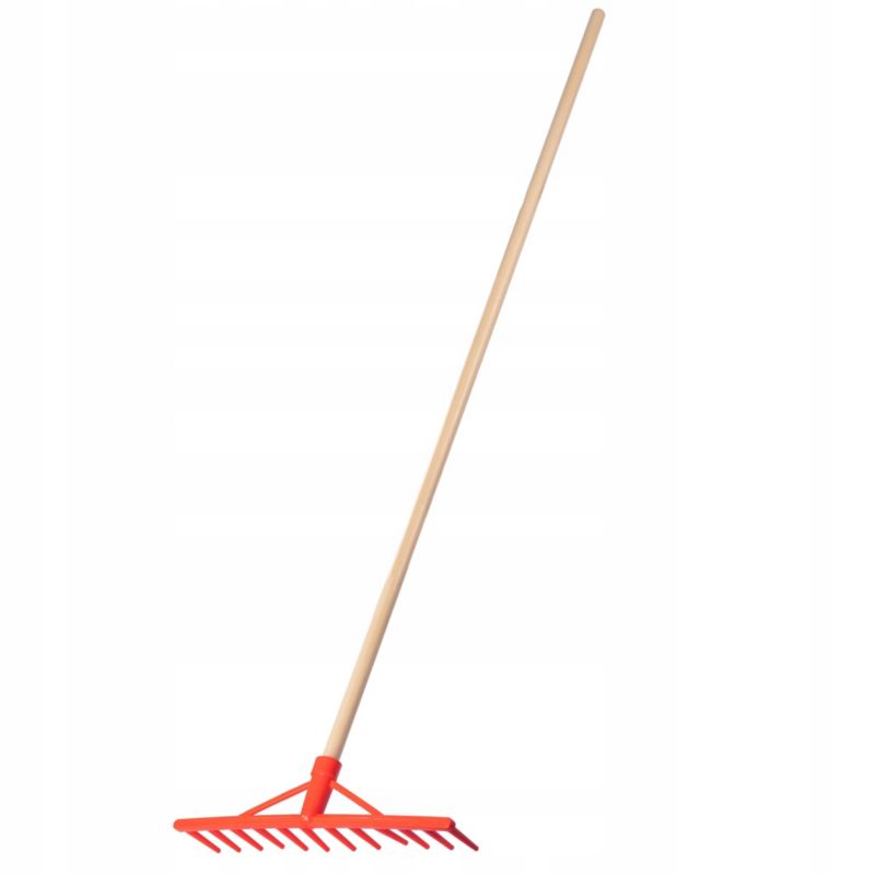 Grabie KADAX Drewniane Do Siana Trawy Liści Z Trzonkiem 1szt.