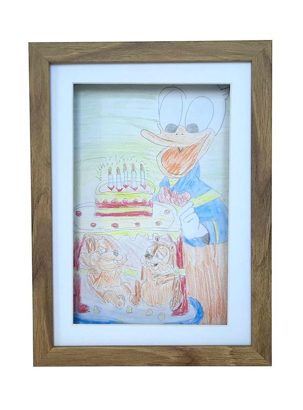 Ramka Frames Factory na rysunki A4 21x29.7 cm naturalna 1 szt.