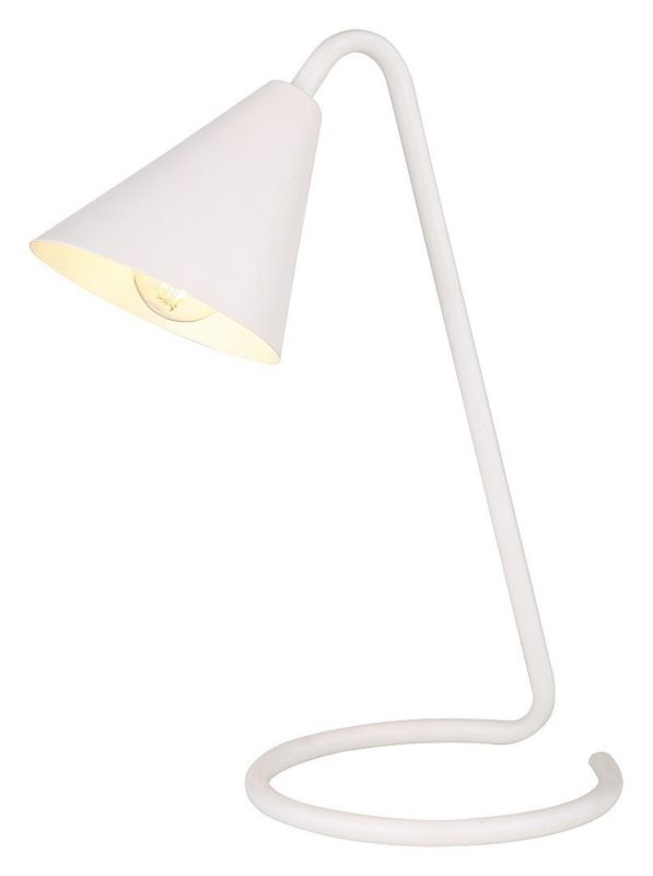 Lampa biurkowa Rabalux Monty biała 1 x E14 x 40W IP20 wym: 34.5 x 27 x 27 cm metal - 1 szt.