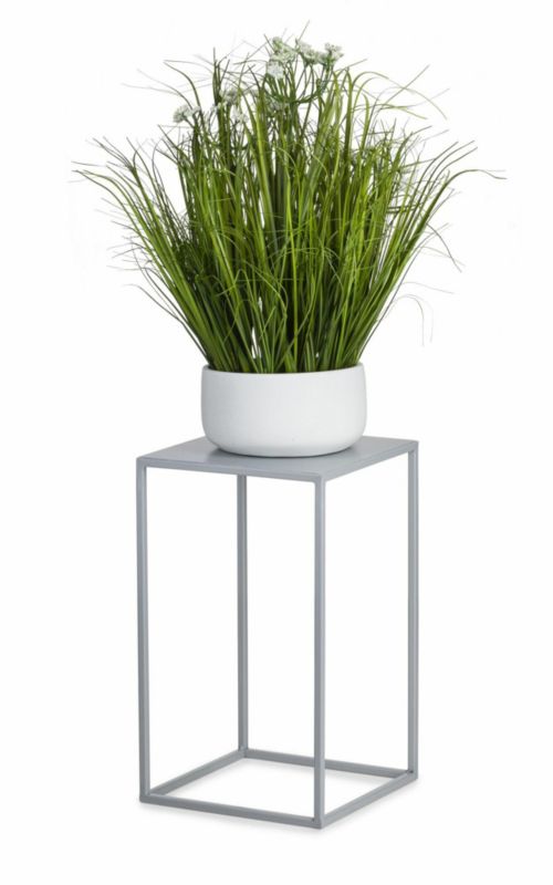 Kwietnik HowHomely Metalowy Szary 24x40 cm 1 szt.