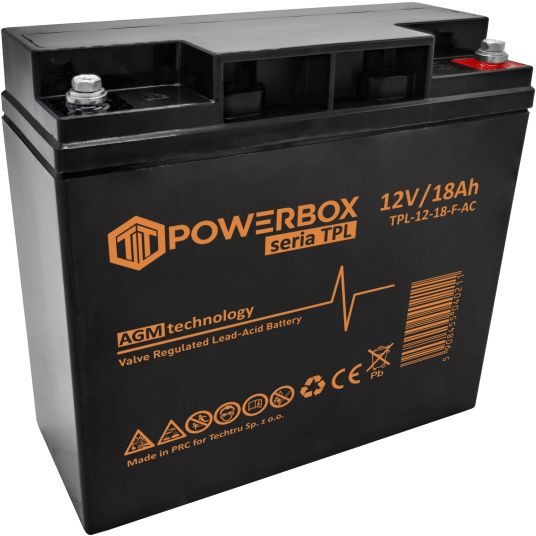 Akumulator Texas Bezobsługowy 12V 18Ah (F) VRLA AGM 1 szt.