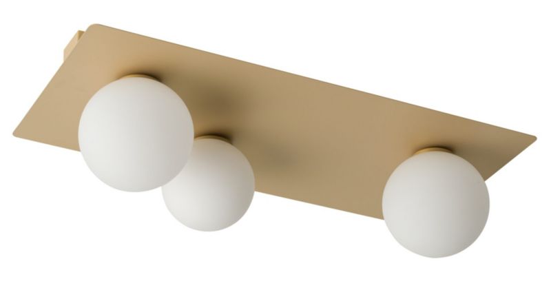 Lampa sufitowa wisząca Sigma Lighting Argon 6019 złoto-biała dekoracyjna 3xG9 x 1 szt.