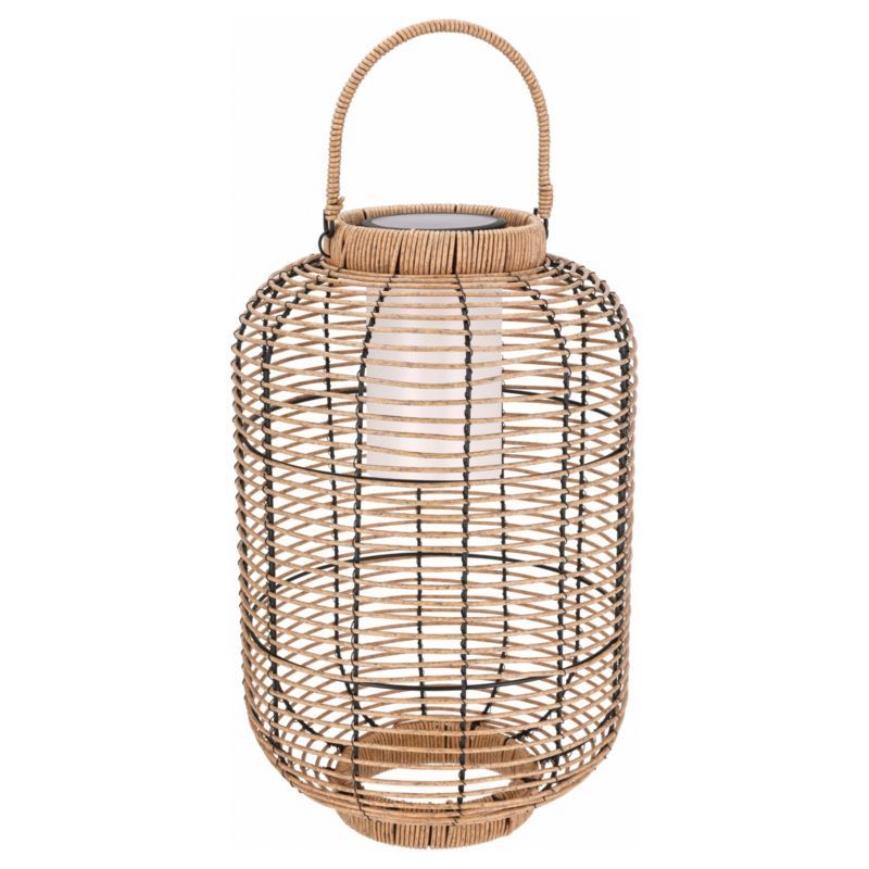 Lampa solarna JUMI ogrodowa LED stojąca zewnętrzna słupek na taras do ogrodu 1 szt.