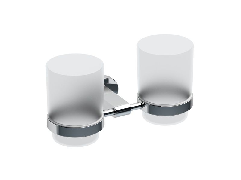 Komplet kubków szklanych Ravak Chrome CR 220.00 chrom 1szt