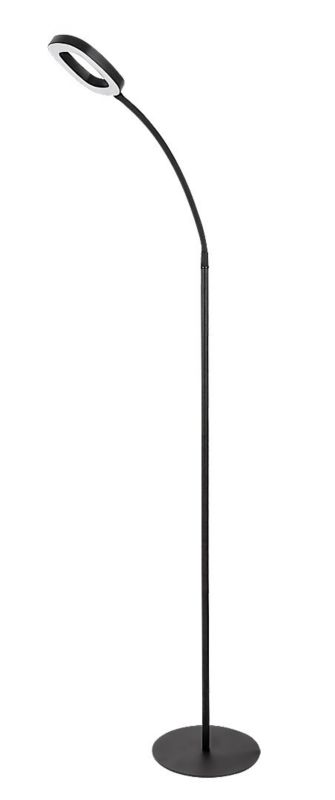 Lampa podłogowa stojąca Rabalux Rader czarno-biała LED 11W 3000K 570lm wym: 133 x 36 x 22 cm - 1 szt.