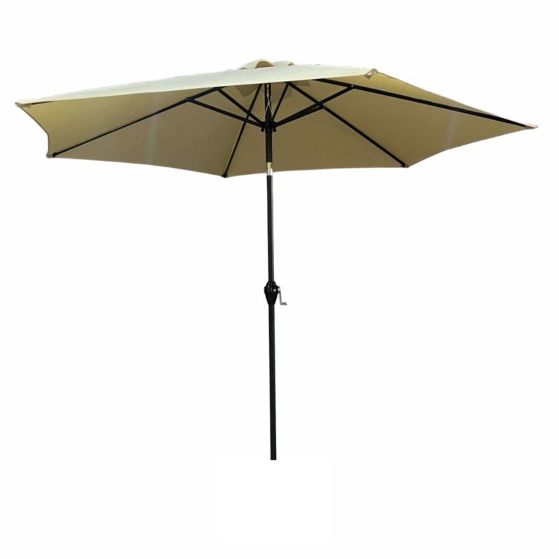 Parasol ogrodowy Orient z regulacją nachylenia w kolorze beżowym waga 4,5 kg wymiary 270x270x235 cm 1 szt.