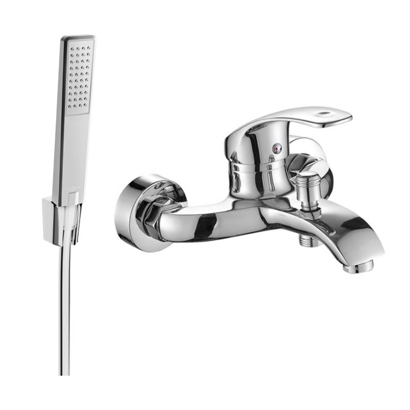 bateria wannowa z zestawem Mexen Fabia chrom 1 szt.