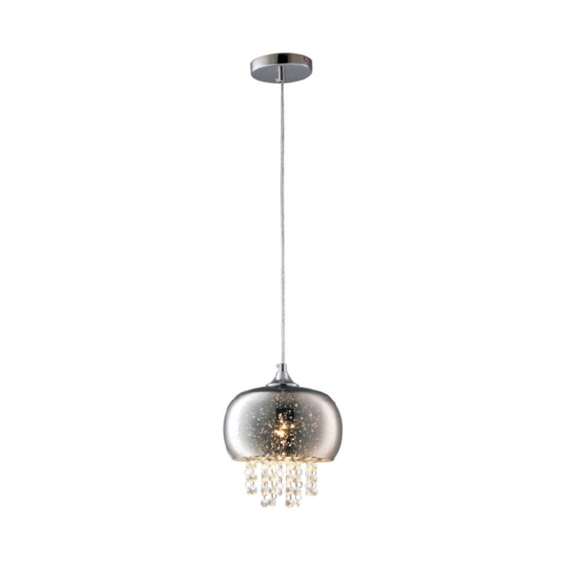 Lampa sufitowa wisząca Milagro Starlight 7896 chromowana-przezroczysty kryształowa 1xE14 x 40W 1 szt.