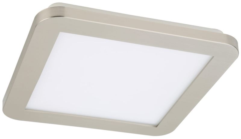 Plafon Candellux Nexit srebrno-biały LED 12W 3000K IP44 wym: 2 x 22 x 22 cm akryl - 1 szt.
