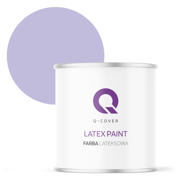 Farba Lateksowa Do Ścian i Sufitów Q-Cover Fioletowy jasny H2651 Głęboki Mat 2L