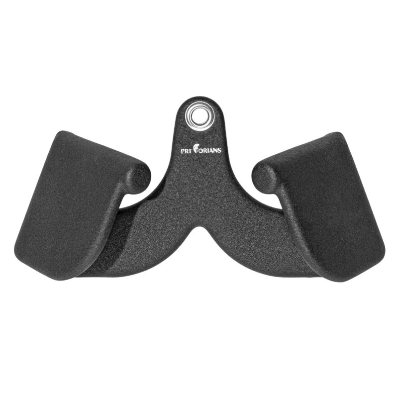 Uchwyt do wyciągu Pretorians wąski 31 cm z gumową powłoką do atlasu czarny 1 szt.