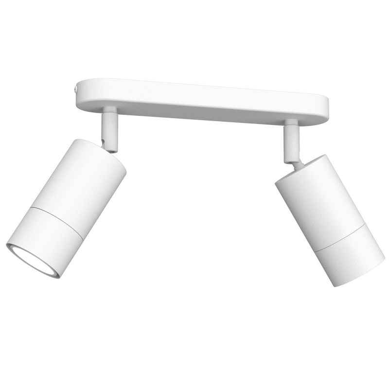 Lampa sufitowa Luminex Link biały mat Listwa z lampami 2 x GU10 x 8W wym: 16 x 24 x 6 cm - 1 szt.