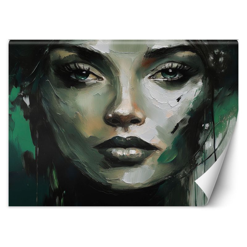 Fototapeta Feeby Kobieta Abstrakcja Zielony 150x105 1 szt