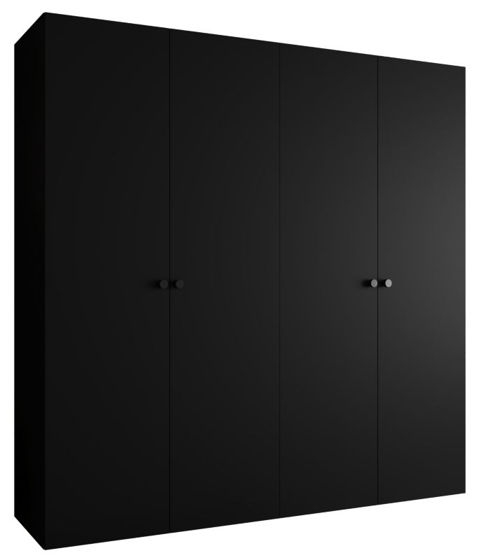 Szafa uchylna Abiks PARMA 1 200 wys. 202 cm Czarny + u. Czarny 1 szt