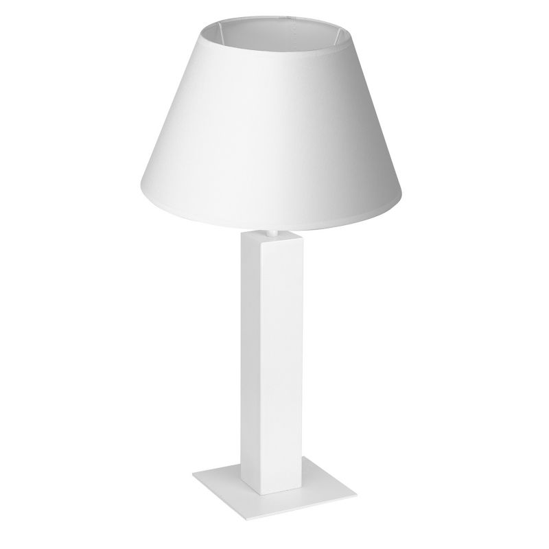 Lampa stołowa Luminex Table Lamps biały mat 1 x E27 x 15W IP20 wym: 56 x 30 x 30 cm metal - 1 szt.