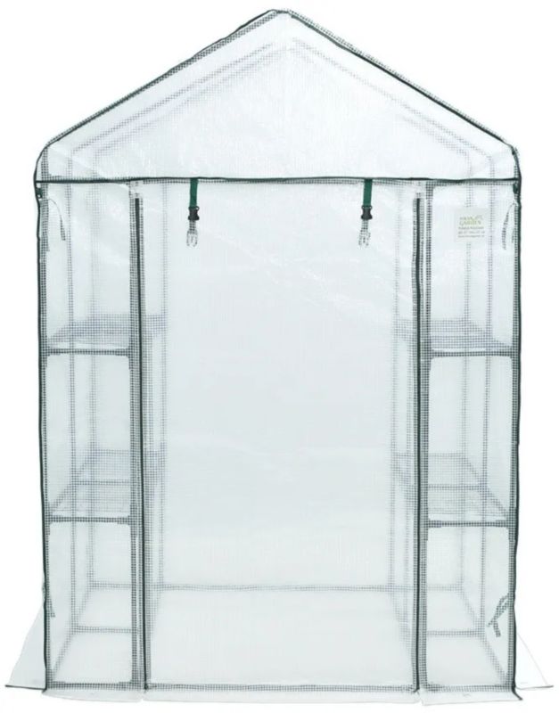 Szklarnia Cultivo Tunel Foliowy Regał 8 Półek 140x140 Biały 1 szt