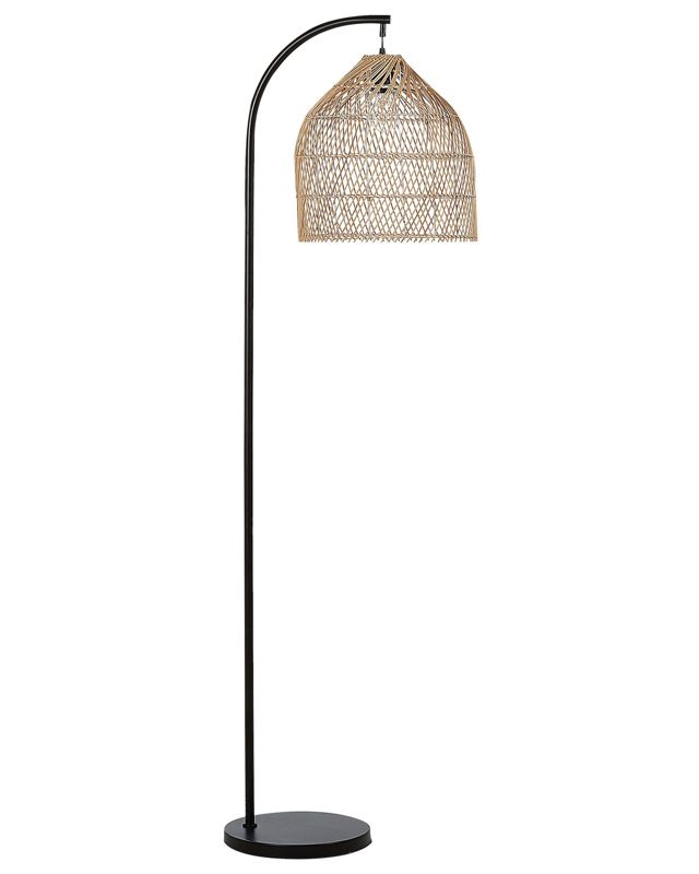 Lampa podłogowa Bernica Rattan Naturalny 1 szt.