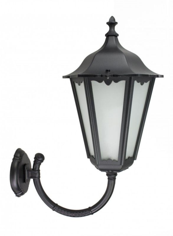 Kinkiet ścienny zewnętrzny SU-MA Retro czarny 1 x E27 x IP43 wym: 64 x 30 x 46 cm - 1 szt.