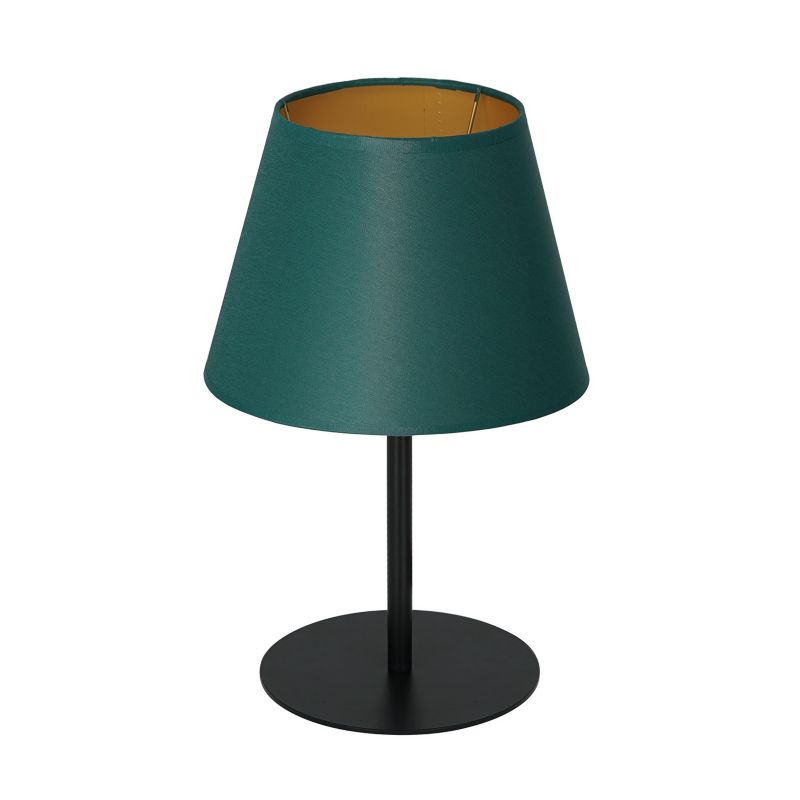 Lampa stołowa Luminex Arden czarny mat-zielona-złota 1 x E27 x 15W IP20 wym: 33 x 20 x 20 cm metal - 1 szt.
