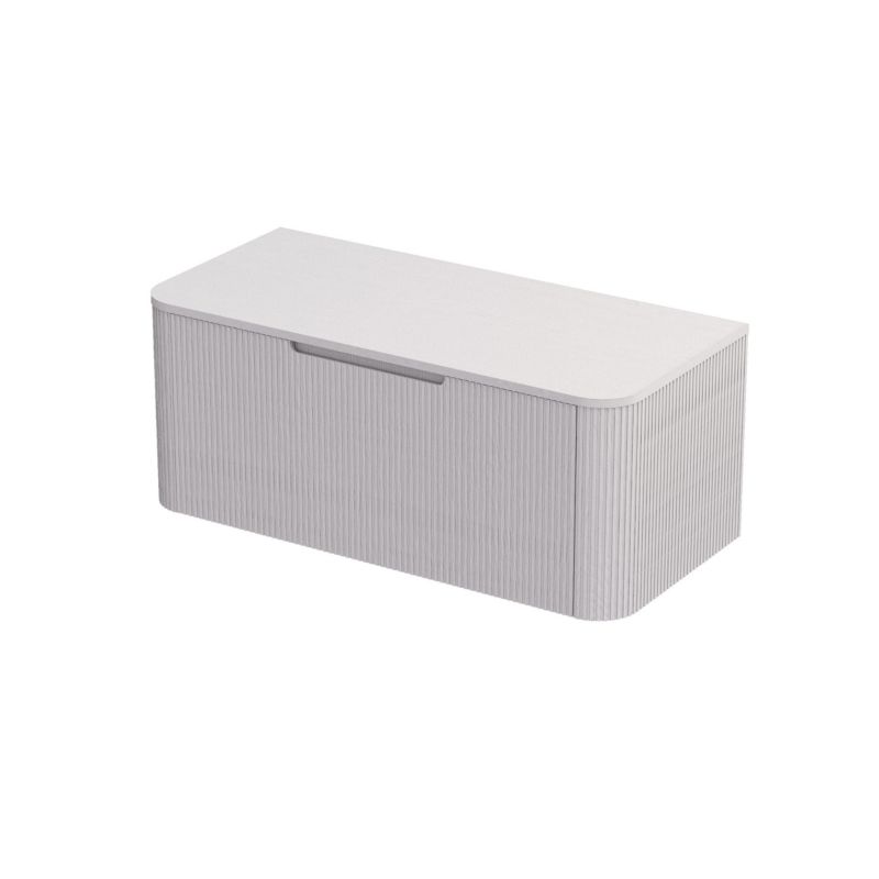 Szafka podumywalkowa Oltens Hamnes 100cm kaszmir ryflowana nowoczesny design 1 szt.