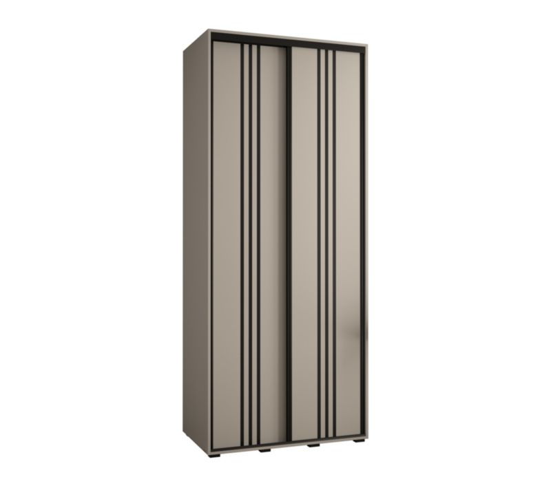 Szafa przesuwna Abiks 45 wysoka Dakota 6 110 kaszmir+kaszmir+czarn 1 szt