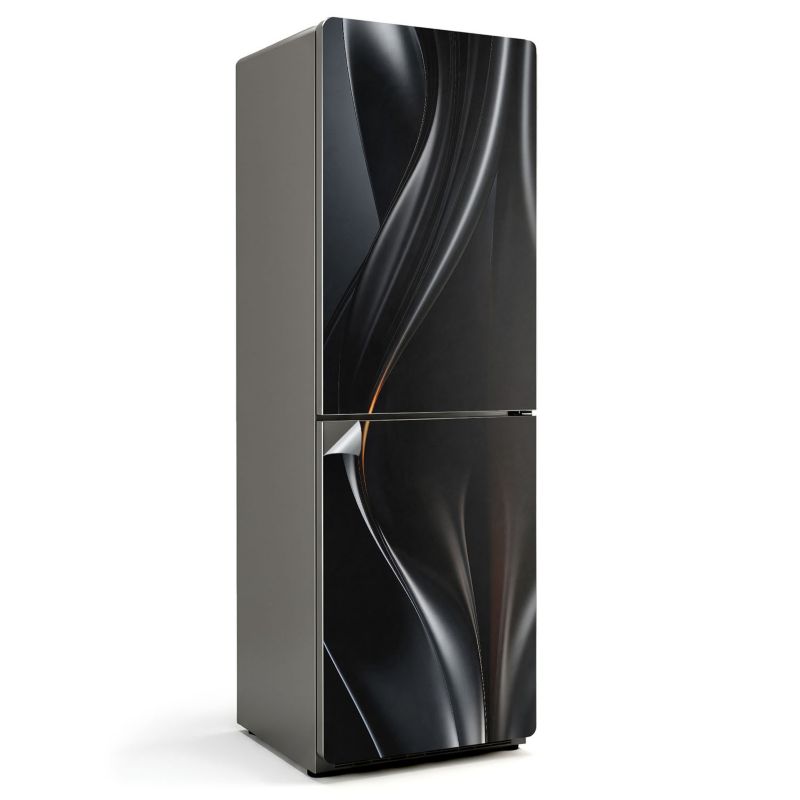 Naklejka na lodówkę Wallfluent 60x180 cm Płynne fale i krzywizny 1 szt.