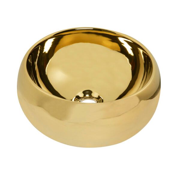 Umywalka nablatowa Kerra KR-802 GOLD złoty połysk 1 szt.