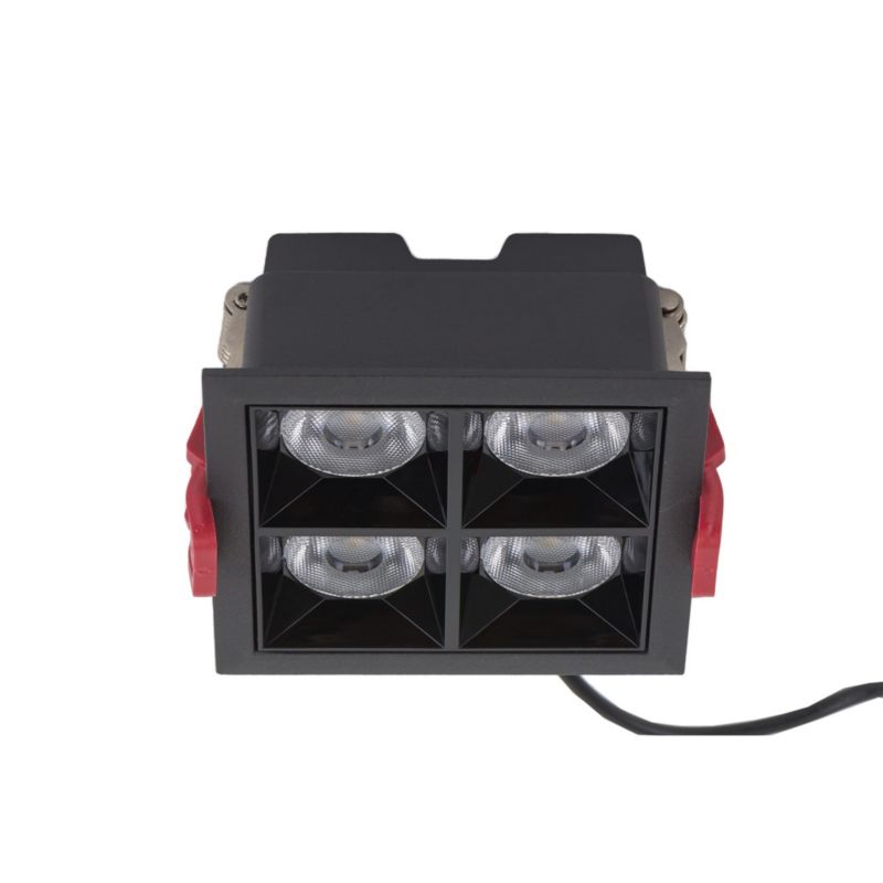 Oprawa wpuszczana Nowodvorski Lighting Midi czarna LED 16W 4000K 1400lm IP20 wym: 4,9 x 9,2 x 9,2 cm kwadratowa - 1 szt.
