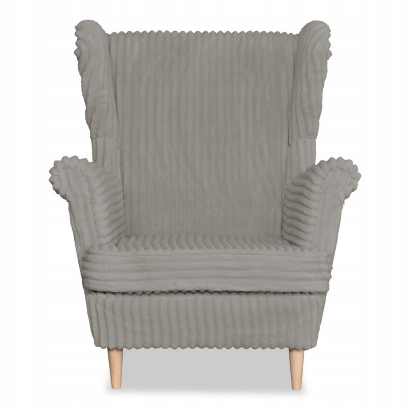 Fotel uszak do salonu Family Meble Rene szary 1szt