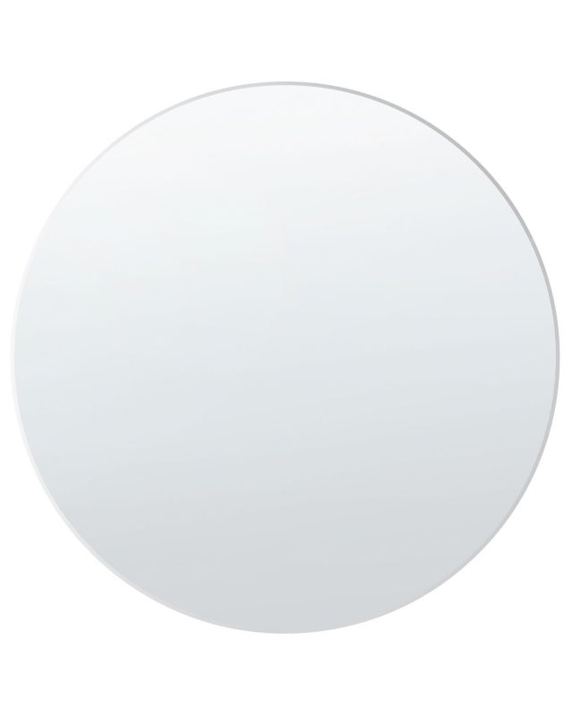 Lustro ścienne Annemasse 80 cm 80 cm Metal Srebrny 1 szt.