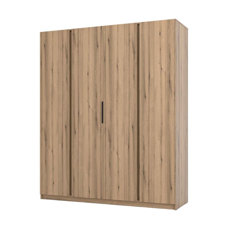 Szafa do przedpokoju i sypialni 4-drzwiowa z półkami Bonni Dravero EV/EV 4F 1 szt.