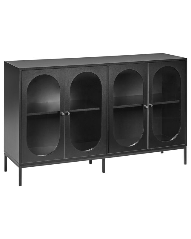 Komoda Langford Drewno 83 cm Czarny 1 szt.