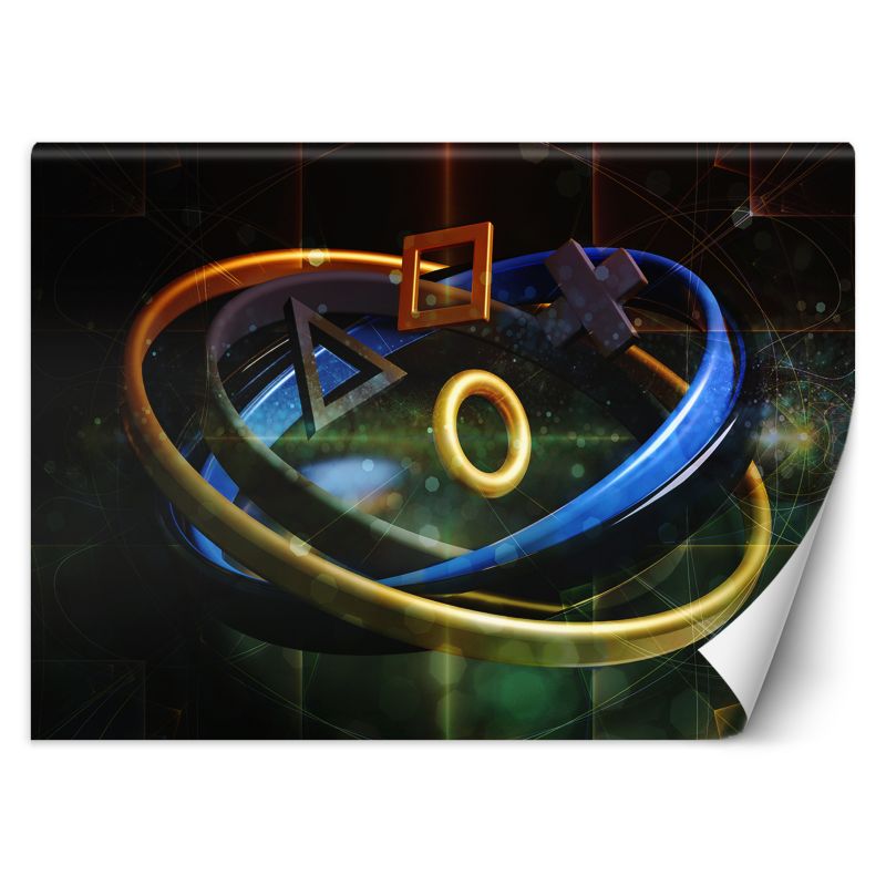 Fototapeta Feeby Przyciski do kontrolera symbole do pokoju gracza 150x105 1 szt