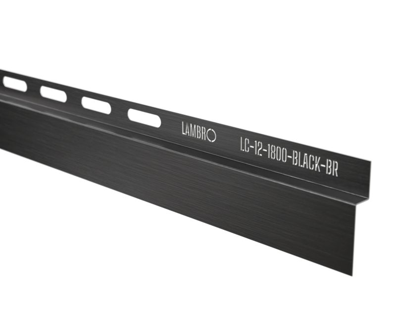 Listwa brodzikowa czołowa Lambro czarny mat 180 cm 1 szt.