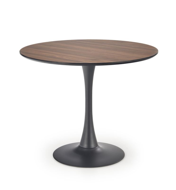 Stół Halmar OLMO 90/90 dąb/czarny 1 szt