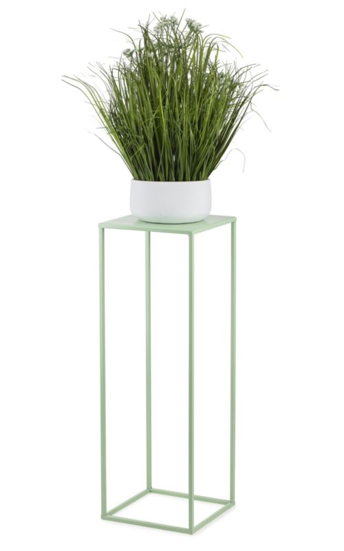 Kwietnik stojący HowHomely Metalowy Seledynowy 24x70 cm