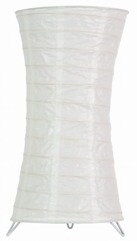 Lampka stołowa Candellux Tai biała 1 x E27 x 60W IP20 wym: 40 x 20 x 20 cm papier - 1 szt.