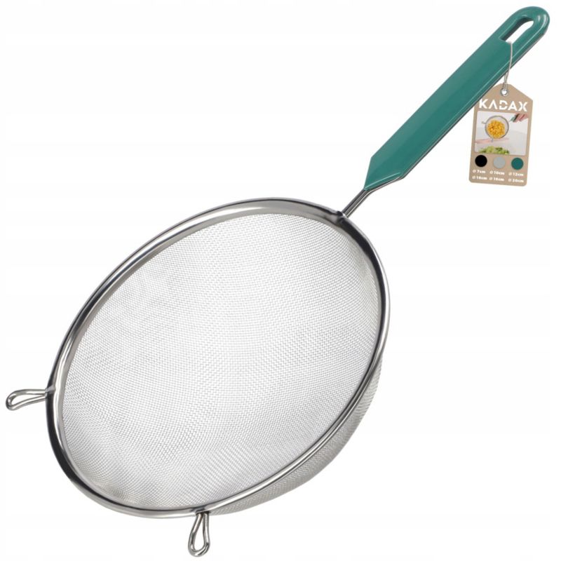 Sitko KADAX Przesiewacz mąki Kuchenne Nierdzewne Zielony 16 cm 1 szt.