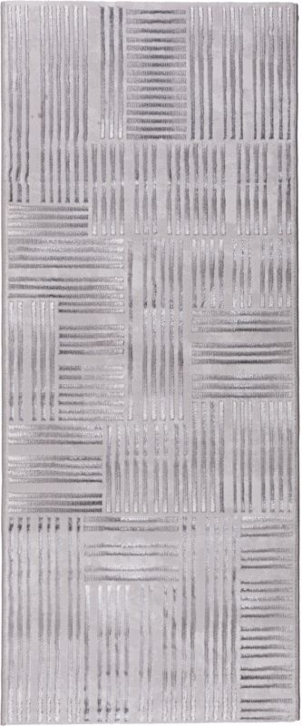 Chodnik Creation Multidecor 80 x 200 cm linie srebrny