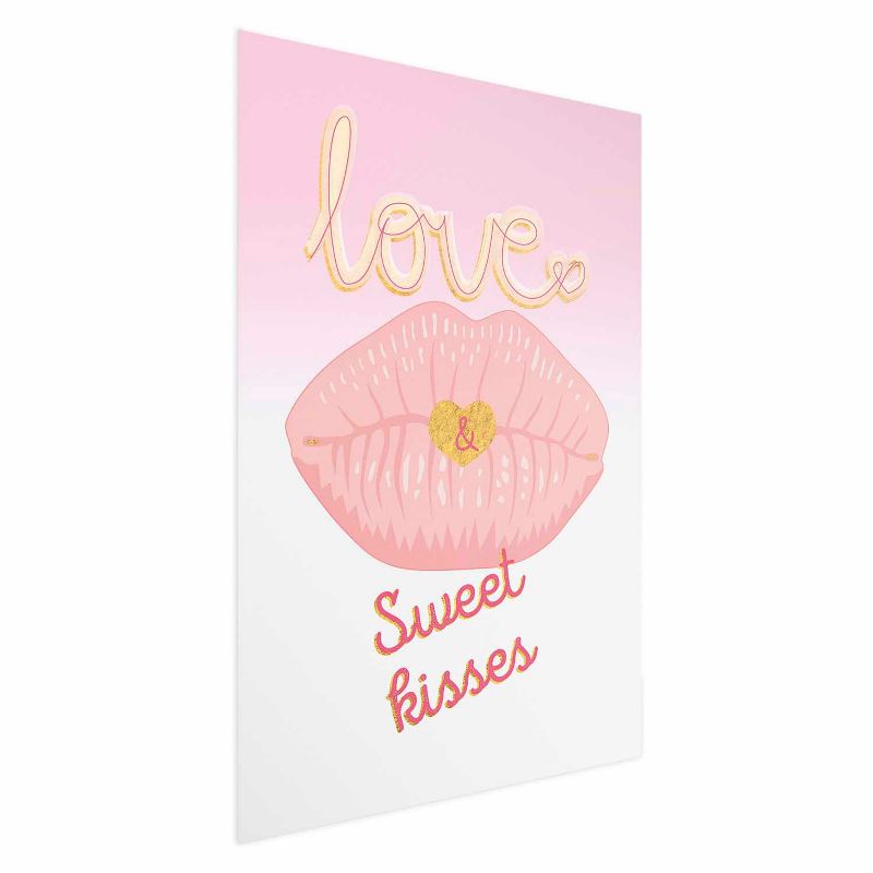 Plakat Artgeist Sweet Kisses 60x90 cm bez ramy 1 szt